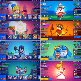 67 Bralwer | Trophy 20k | Max Brawler 9 | Skin 71 | Hayperchrad 2 | True Silver Lola+Kenji+Chester.Kit.Amber | - Image 5