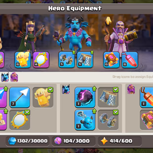 [ TH-12 MAX ] || 4 EPIC || S.BALL [14] - M.MIRROR [14] || MAX DEFENCES - WALLS || HEROS: 65-65-40-40 || FAST DELIVERY - Image 6