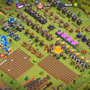 COC | 13 TH | 153 LVL 💎 1682 TROPHIES | 89 GEMS |  MAGIC ITEMS |  FULL ACCESS | GIFT 🎁 - Image 1