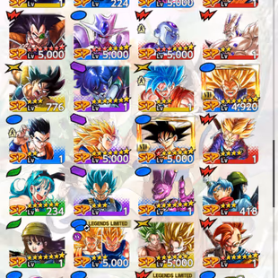 D571-IOS+Android-Team Daima+37 Legends+Vip Equipment+New LL Goku Uis+SS4 Goku+SS3 Vegeta+Trunks+Zamasu+Goku and Bardock - Image 5