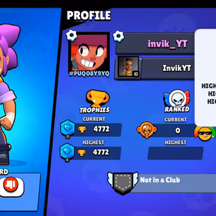 Brawl Stars : 26 BRAWLERS | 1 Legendary | 4772 TROPHIES | 42 LEVEL | 678 VICTORIES | FULL ACCESS | GIFT - Image 2