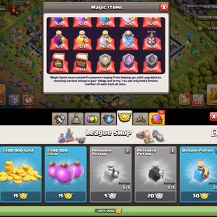 TH16 ||QUEEN MAX ||12140 GEMS ||| OLD OBSTACLES  - Image 5