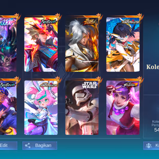 CHEAP ACCOUNT MLBB SKIN VESSEL AAMON NEOBEAST LING BRODY 11 11 HAYABUSA ASPIRANTS RUBY CHANGE STARWARS KIMMY KOF GUIN - Image 1