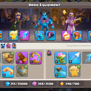 🌲[ TTH-13 FULLY MAX - 4X EPIC MAX ]🌲S.BALL [MAX] - F.ARROW [MAX] - FIREBALL [MAX] - R.SPEAR [MAX] || MAX DEF - TROOPS - Image 6