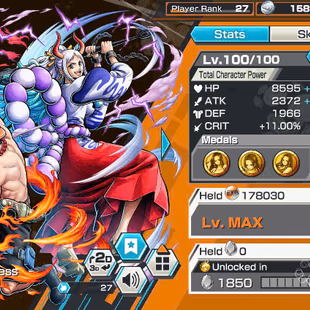 3 Ex Meta(Yamato Ace-Roger V2-Zoro)-Jabra Max-Katakuri Max-EggHead Zoro-S-Hawk-Kaku-Pacifista-SUP 135%-Good Medal-BR161 - Image 8