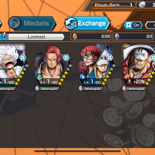 6 Ex |Ex New Gear 5 V2 | Gear 5 V1 | Green Shanks| Saoazuki |Hybrid Kaido | Law and Kid [iOS ONLY][GLOBAL]4100+ Red Diam - Image 2