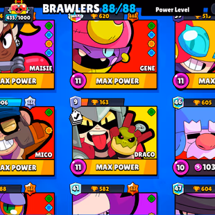 42K+TROPHY BS ACCOUNT || 127 TOTAL SKIN - 88 BRAWLER|| 12 MAX AND 11 HYPERCHARGE || TOTAL 23 MAX BRAWLER ||CHEAP-INSTANT - Image 2
