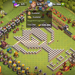 FT- [ RARE 4 EQUIPMENT HIGH LEVEL !! TH11 A-Z MAXED ] HERO 50-50-20 !! NC 500 GEMS !! DELIVERY SPEED 100 !! BEST DEAL - Image 1