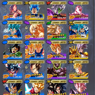 D792-IOS+Android-Vip Account-11 UL(SS4 Vegeta+SS Goku+Frieza+Cell+SS2 Gohan+Turles+Beast Gohan+Super Vegito)+59 Legends - Image 4