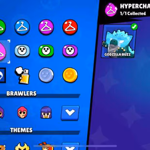 32K Trophies LVL121 | 77-99 Brawlers | 10 Max Brawlers - 4 Hypercharged | 67 Skins | 184 Pins | 129 Icons | 46 Sprays - Image 6