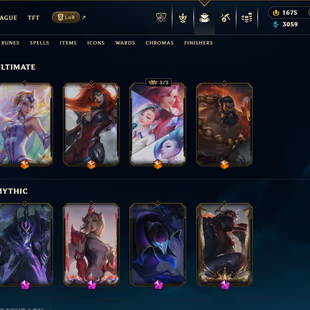 [BR] 275 Skins | 4 Ultimate Skins | Unranked (Ex Iron) | All Champions | Level 294 | Instant Delivery - Image 1