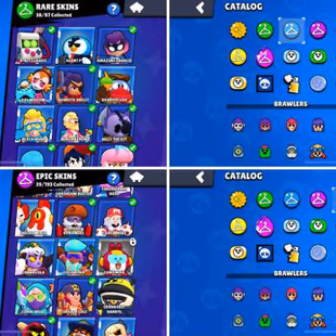 30K Trophies LVL68 | 79/99 Brawlers | 21 Max Brawlers - 13 Hypercharged | 126 Skins | 341 Pins | 174 Icons | 102 Sprays - Image 5