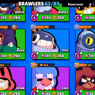9 MAXED ||62|83||17500 Trophies||40 SKINS||125 GEMS||FREE NC!! - Image 4