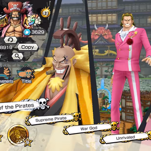 BR609-IOS+Android-Hyber 93+Roger v1 Skin Full Boost+7 Ex Max(Gear 5 +Kuzan+Snake+Kid Law+Yamato+Black)+Vip Medal+Sup 160 - Image 2