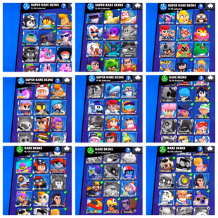22475 Trophies | 60|80 Brawlers | Leon hypercharge | 4 Lv 11 Maxed  | 2 Legendary Surge | Leon |  30 Skins | Full Access - Image 4