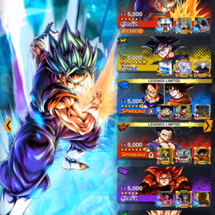 D67-VIP ACCOUNT-11 ULTRA(SS4 Gogeta+Vegito+Gogeta+Goku Uis+Gohan+Super Vegito+Frieza)+Vip 44 Legends-Vip Equi-Sparking - Image 1