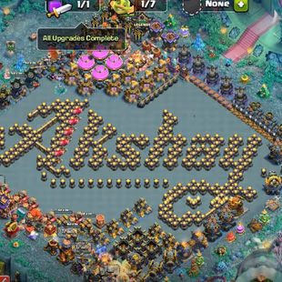 TH 17 FULL MAX XP 256 || TH17 MAX 9 EPIC EQUIPMENTS || TOWNHALL 17 MAX - Image 1