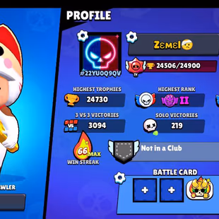 24700 TROPHIES | 1 HYPER 3 MAXED 51 BRAWLERS UNLOCKED 58 OG SKINS | CHEAPEST INSTANT DELIVERY - Image 2