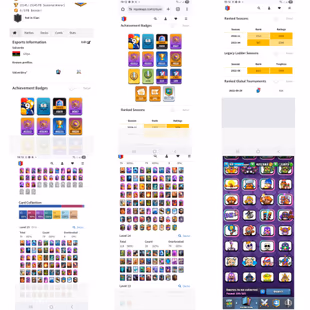 RAREST KT-15! XP-68! 118 MAX CARDS[79 ELITES]! EVO-25! 225 EMOTES INC ROYAL GEM! G.RANK-567!  CRL RANK-809! GT-828 - Image 2