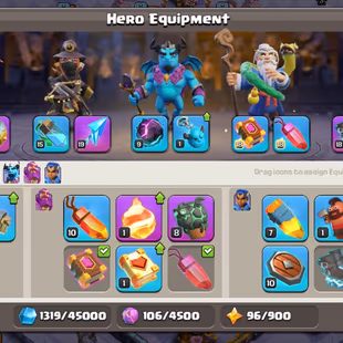 Th15 | [Legendary Snake Secnry] | Hero-74-82-65-23 | Wall Good | Defence Near Max |Equipment-GG-24-SB-20-EB-18 | XP-186 - Image 6