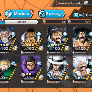 BR573-IOS-1.086 Diamond RD+7 Ex Meta(Kizaru+Garp+Kuzan+Sabo+Roger+Gear 5+Lucci)+Good Medal+Support 152+Many Bounty fes - Image 1