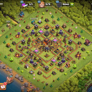 [MAX TH10] | 87 XP | MAGIC ITEMS | HERO LEVELS 40-40-20 | FREE GEMS RENAME | SPIKEY BALL | QUICK DELIVERY - Image 1