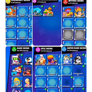 61K TROPHY || 193 SKIN - 90 BRAWLER || 24 HYPER AND 13 MAX TOTAL 37 MAX || BEST CHEAP PRICE IN THE WORLD AND SAFE - Image 3