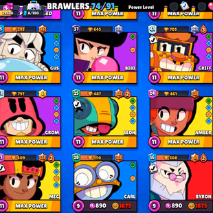 🔥[BS 29K TROPHIES ACCOUNT] 16 HYPER CHARGE | 9 POWER MAX| |🔥25 TOTAL MAX | 80 SKINS RAREST| PRO CAN ON UR NUMR| | - Image 3