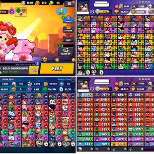 cheap|87 brawler|12 max lv|5 hyper|13 legend|132 skins - Image 2
