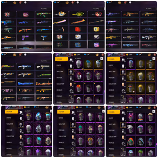 Free Fire WHIT RARE SETS || OLD ACC - Image 6