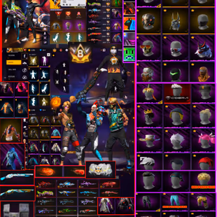 Prime 8 Account || OG Thief Set  Rare Masks | Loaded Vault | Meta Gun Skins | Top Emotes - Image 2