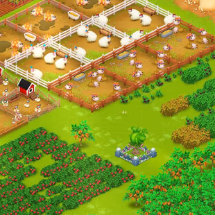 Level 154 Hay Day Farm | 5.6M Coins | Barn 5068|5100 | Silo 4608|4900 | Good Decorations - Image 6