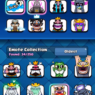 LNY EMOTE [] GEMS 5665 [] MAX 38 [] ARENA 19 [] 1 ELITES [] 2 EVO [] 7111 TROPHIES [] XP34 [] 7 SKINS [] INSTANT - Image 7