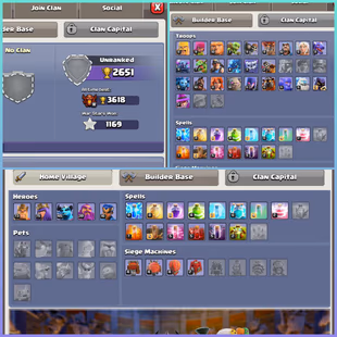 198|| LVL-171!TH-13 NEAR MAX! ALL TROOPS MAXED! HEROES-74|75|45|40|16| WALLS 14L! CLOSE MAX DEFENCES! NC FREE! - Image 3