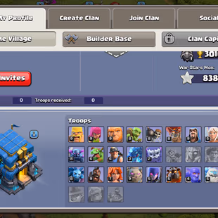 !!FULLY MAXED TH12!! FROZEN ARROW-15!! HERO-65-65-40-40-(4X MAX)!! 138-XP!! LEGENDARY SKINS!! ITEMS - Image 4