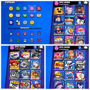 21400 Trophies | 56|82 Brawler | 5 Legendary Surge| Sandy | Crow | Leon | Spike | 20 Skin | 110 Gem | 6 lv 10 Brawlers - Image 3