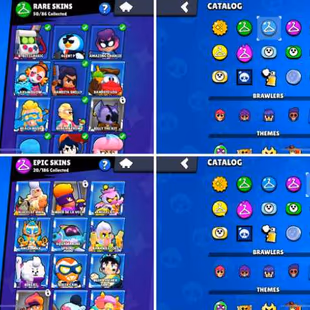 27K Trophies LVL83 | 73-99 Brawlers | 9 Max Brawlers - 6 Hypercharged | 102 Skins | 183 Pins | 131 Icons | 70 Sprays - Image 5