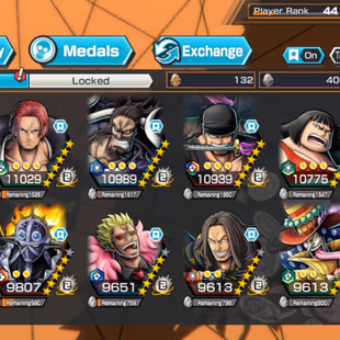 4 Ex(Luffy Nika-Shank V3-Zoro Oni-Kaido V3)-Good BF Ben Beckmen-King V2-King V1-Yassop-White Beard-Good Medal-DT04 - Image 1