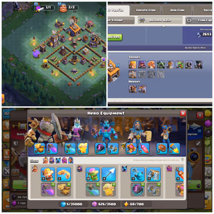 70. LEVEL-155! TH13! HEROES-58|62|42|30|10| CLOSE MAX DEFENCES! 10 HEROES SKINS! GOOD TROOPS! NC FREE! - Image 3