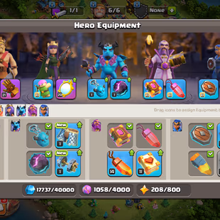  💎[ TH14-FULL MAX ]👑 || HEROS-80-80-50-56-30 || HERO SKIN || EPIC-2x || PETS AVAIL - Image 6