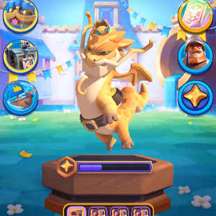 Lvl-68 [16-Lvl Card] | 110-Card-14 Lvl | 44-Card-15-Lvl | 20-Evo | [132-Emote] | 14500 Trophy | Name Chang yes - Image 5