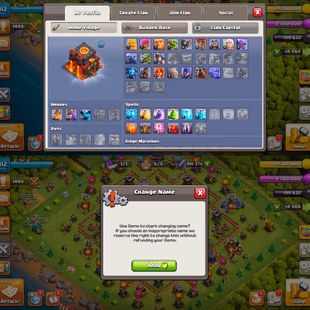 | RAREST 14.5K HIGH GEMS TH10 MAX | 6 EPIC UNLOCK | NOTHING LEFT FOR UPGRADE | CHECK PHOTOS | INSTANT DELIVERY | - Image 2