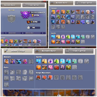 54. LEVEL-161! TH12 MAX! HEROES-58|62|32|17|  FULL WALLS | DEFENCES MAX OUT! CLOSE MAX TROOPS! MAGIC ITEMS! - Image 4