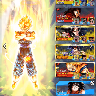 D800-IOS+Android-UL Meta(SS Goku Full Red Star+SSj4 Vegeta+Super Vegito)+39 Legends+Vip Equipment+Namek Goku+SS4 Goku - Image 1