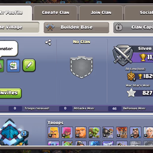 XP LEVEL 300 || RAREST ACCOUNT ON SALE || MAX GIANT GUANTLET || AND FROZEN ARROW || HEROS : 42-45-21-14 ||RENAME FREE - Image 2