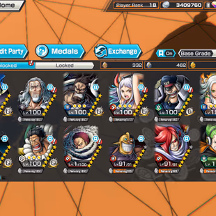 BR507-Meta Account-Garp Max+Snake Max+Yamato Max+Kaido Max+Good Medal+Support 141+Bluneo Max+Shiryu v2 Max+Rayleigh Max - Image 1