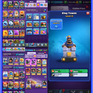 !!LEVEL 64!! 46 ELITE CARDS!!(46 LVL 15)AND (114 LVL 14 MAX)!! FREE NC! 6500- GEMS! 145-RARE EMOT! 10X EVO - Image 4