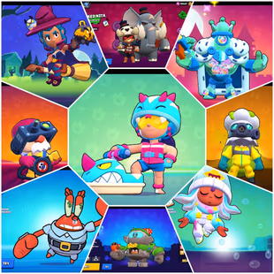 [ ESPORTS ] PREMIUM BS 73K CUPS | 40 ABOVE MAX TIER BRAWLERS | EXCLUSIVE SKINS | 55 MAX AND 19 HC | GEMS 176 | - Image 3