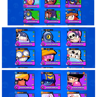 B41 & 47k Trophy | 37 Max Brawler | 28 Hypercharged | 230+ Skin | NC 60 | Full Access | - Image 2