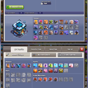 [ BEST TH13 ] 176 XP 💎 MAGIC ITEMS 💎 1771 GEMS | HERO'S 63-71-41-50-15  | 500 GEMS RENAME | QUICK DELIVERY - Image 3